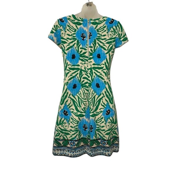 LILLY PULITZER $198 Layton Shift Dress in Sea Oat Ikatty Print Size XS - Picture 7 of 8